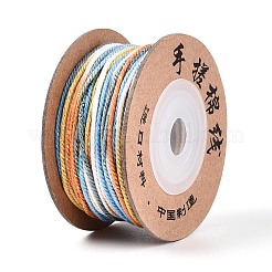 30 м окрашенный сегментный хлопковый шнур для макраме&nbsp;OCOR-T018-01I