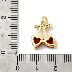 Латунные микро проложить кубического циркония подвески&nbsp;KK-K302-18G