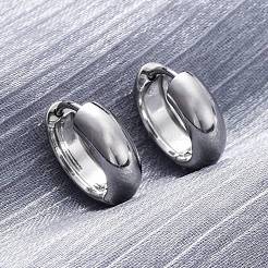 Серьги-кольца из хирургической нержавеющей стали 316 для женщин EJEW-G429-01B-P