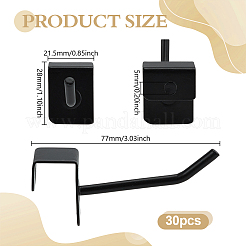 30 шт. железная полка-вешалка&nbsp;AJEW-GO0002-72