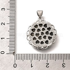 Латунь с резными подвесками из натуральных ракушек KK-Z091-07P-01