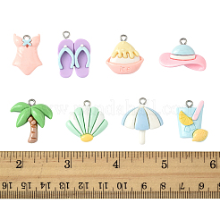 28 шт. 8 подвески из смолы на летнюю тематику&nbsp;CRES-FS0001-23