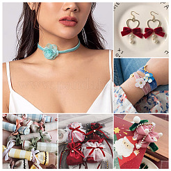 Двухсторонние бархатные ленты&nbsp;SRIB-TAC0002-17D