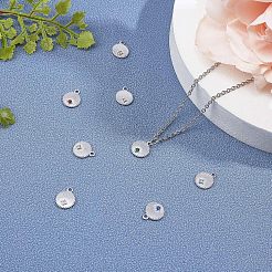 Подвеска из нержавеющей стали 304 со стразами&nbsp;STAS-UN0007-21P