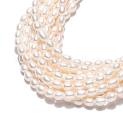 Нити из натурального культивированного пресноводного жемчуга PEAR-N024-03-4AB