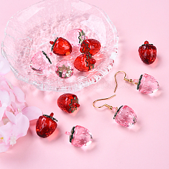 12 шт. 2-х цветные прозрачные корейские акриловые подвески&nbsp;OACR-YW0002-10