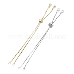 Покрытие стойки экологически чистое изготовление браслетов из латуни-цепочки&nbsp;KK-CJ0001-27