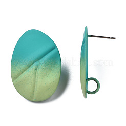 Окрашенные спрей железные серьги&nbsp;IFIN-N008-021A