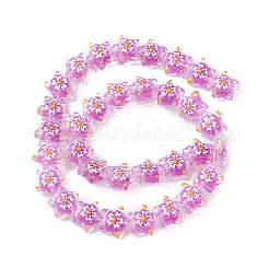 Прозрачные стеклянные бусины&nbsp;LAMP-F029-03D