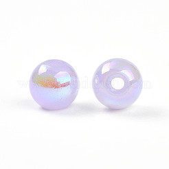 Гальванизированные стеклянные жемчужные бусины&nbsp;EGLA-T021-14A-08