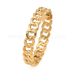 Браслеты из кубинской цепочки из нержавеющей стали 304&nbsp;BJEW-Z155-03G