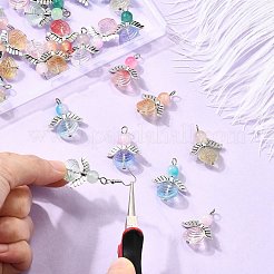 30шт стеклянные подвески&nbsp;FIND-CJ0003-36