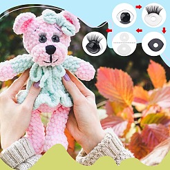 20 пакетик безопасных глаз из смолы для изготовления кукол&nbsp;DIY-PH0033-06