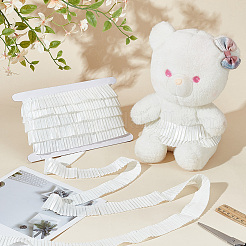 10 ярд полиэстеровой плиссированной атласной ленты со складками&nbsp;OCOR-FG0002-47A