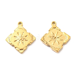 Подвеска из нержавеющей стали 304 с вакуумным покрытием pvd со стразами STAS-F287-52G