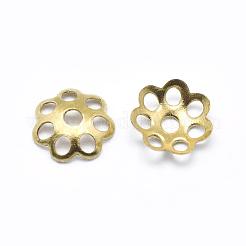 Шапочки и конусы для бусин KK-G319-08C-RS