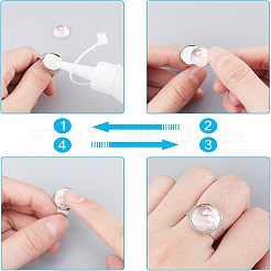 Наборы для изготовления ювелирных колец на палец своими руками&nbsp;DIY-FH0001-24