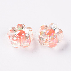 Прозрачные акриловые бусины X-TACR-S152-06B