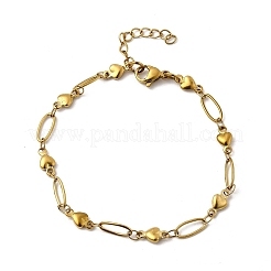 Браслеты из нержавеющей стали 304 BJEW-A044-03C-G