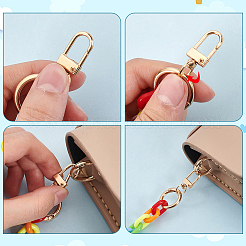 2 шт. непрозрачные акриловые ручки для сумок AJEW-PH0018-20