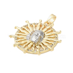 Латунные микро проложить кубического циркония подвески&nbsp;LS-KK-P329-02B