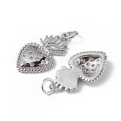 Стойки обшивки латунь микро проложить Циркон подвеску&nbsp;KK-F848-11P