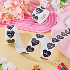 2 рулон сердца с наклейками-благодарностями&nbsp;DIY-TA0013-58B
