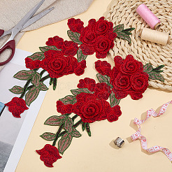 6 шт. полиэстеровая ткань для вышивки&nbsp;DIY-MA0006-88C