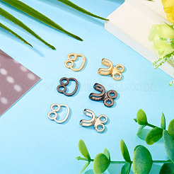 15 комплект двухцветных литого сплава с крючками и застежками-петлями для удлинителя талии DIY-TA0012-28