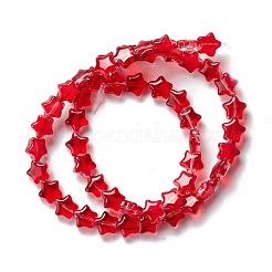 Прозрачный стеклянный бисер нить&nbsp;GLAA-F112-02C