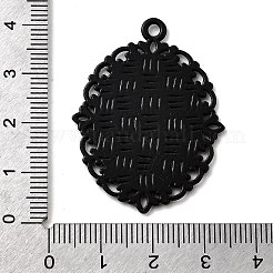 Электрофорез сплава сеттинги кабошон овал подвесные X-PALLOY-Q304-50-NR