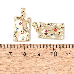 Латунные микро проложить кубического циркония подвески&nbsp;KK-D223-02G