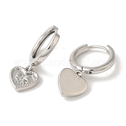 Латунные серьги обруча&nbsp;EJEW-B062-42P