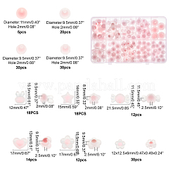 189шт 10 стиля прозрачные акриловые бусины&nbsp;TACR-PH0001-34