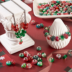 120 шт. 12 стиля прозрачные смолы европейские бусины&nbsp;RPDL-TA0001-10