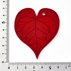 Прозрачные акриловые подвески с принтом TACR-T028-33B