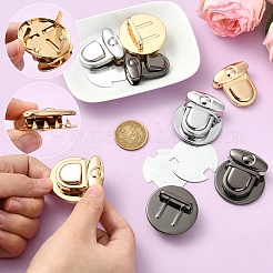 10 шт. застежки-замки для сумок из сплава&nbsp;FIND-YW0010-92B