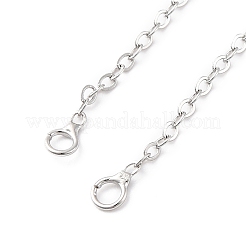 Латунь кабель цепи материалы для ожерлеья&nbsp;NJEW-D302-80P