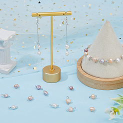 Шармы-соединители из натурального культивированного пресноводного жемчуга&nbsp;PALLOY-FH00005