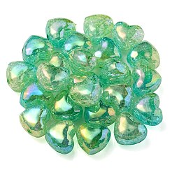 Прозрачных бусин акриловые треск OACR-P010-14E