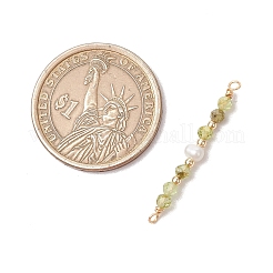 12 шт. 12 стиля граненые круглые подвески-соединители из натурального смешанного камня&nbsp;PALLOY-JF03557