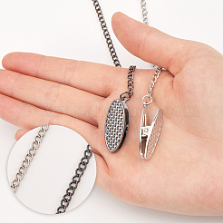 4шт. 2-х цветный зажим для салфеток из сплава AJEW-GF0008-98