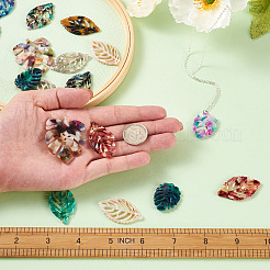 22шт 11 подвески из ацетата целлюлозы (смола) KY-BT0001-04