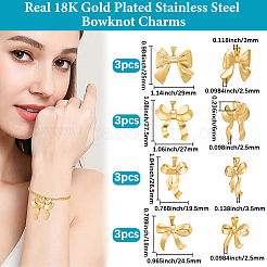 12 шт. 4 стиля подвески из нержавеющей стали 201&nbsp;STAS-BBC0007-31