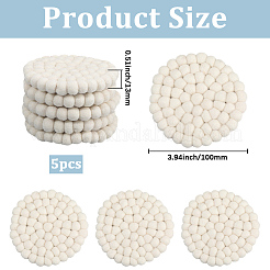 Фетровая подставка AJEW-WH20048-43