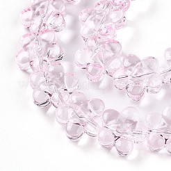 Прозрачные стеклянные бусины нити GLAA-T023-36B