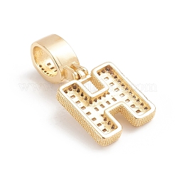 Латунные микро проложить кубического циркония подвески ZIRC-G165-13G-H