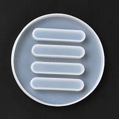Diy плоские круглые подставки для подставок силиконовые Молды&nbsp;LS-DIY-E052-02