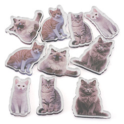 10шт 5 стиля акриловые подвески с принтом&nbsp;OACR-TA0004-13