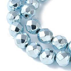 Гальванические нити из синтетических немагнитных гематитовых бусин G-B132-B01-01H